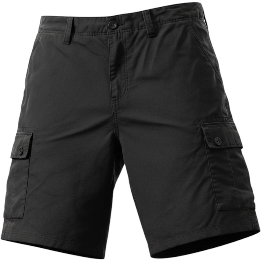 DC Shoes Mens Cargo Shorts Black Cotton Twill Utility Skate Pockets Size 36